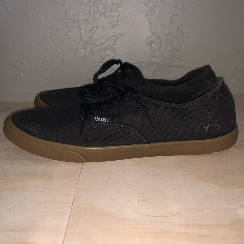 Black Authentic Vans